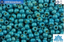 TOHO Beads Round Permafinish Matte Galvanized Aqua Sky (PF582F) 11/0 TR-11-PF582F