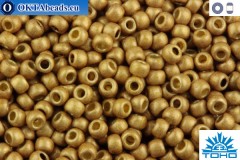 TOHO Beads Round Permafinish Matte Galvanized Golden Fleece (PF592F) 11/0