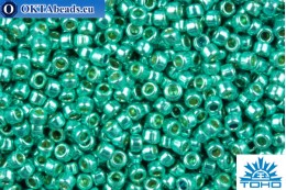TOHO Beads Round PermaFinish Turquoise Galvanized (PF569) 15/0 TR-15-PF569