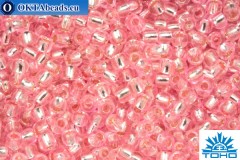 TOHO Beads Round Pink Silver Lined (2215) 11/0