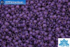 TOHO Beads Round Purple Lined Amethyst Matte (928F) 11/0
