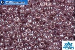 TOHO Beads Round Transparent Luster Light Amethyst (110) 15/0