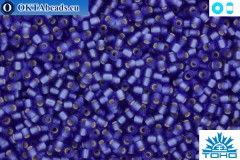 TOHO Beads Silver-Lined Frosted Sapphire (35F) 11/0