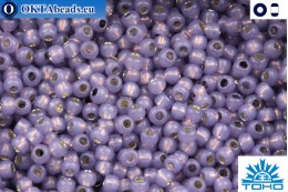 TOHO Beads Silver-Lined Milky Lavender (2124) 11/0