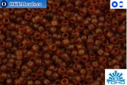 TOHO Beads Trans-Frosted Umber (941F) 15/0