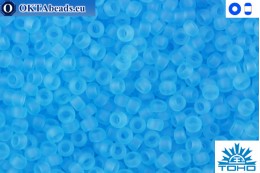 TOHO Beads Transparent-Frosted Aquamarine (3F) 15/0
