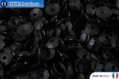 Italian cup sequins Nero Satinati (996W) 4mm, 50gr
