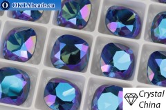 WH Chinarovsky Cushion Sapphire Shimmer 12mm, 20pc