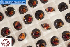 WH COTOBE 1088 Chaton Spiced Amber ss39/8,4mm, 24pc