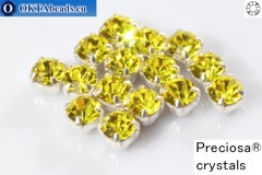 WH Chaton Preciosa Maxima Citrine - silver ss16, ~360pc