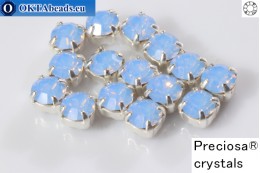 WH Chaton Preciosa Maxima Light Sapphire Opal - silver ss16, ~360pc PR_chat_011-WH