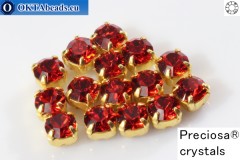 WH Chaton Preciosa Maxima Red Velvet - gold ss16, ~360pc