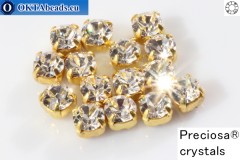 WH Chaton Preciosa Maxima Crystal - gold ss16, ~360pc