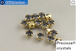 ОПТ Шатоны Preciosa Maxima Crystal Nightfall - золото ss16, ~360шт PR_chat_274-WH