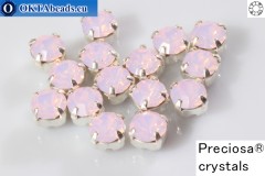 WH Chaton Preciosa Maxima Rose Opal - silver ss16, ~360pc