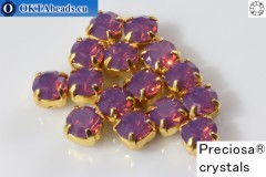 WH Chaton Preciosa Maxima Amethyst Opal - gold ss12, ~360pc