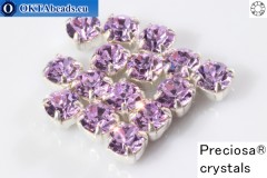 WH Chaton Preciosa Maxima Violet - silver ss16, ~360pc