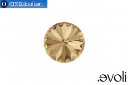 WH evoli Rivoli 1122 Crystal Golden Shadow Unfoiled 14mm, 12pc WH-SVX-0114
