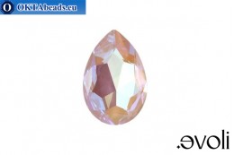 WH evoli Pear 4327 Crystal Dusty Pink DeLite 30*20mm, 2pc WH-SVX-0122