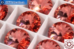 WH COTOBE Crystal 1122 Rivoli Light Coral 14mm, 6pc