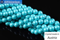 VO evoli 5810 Pearls Crystal Iridescent Dark Turquoise 6mm, 100ks