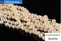 WH Austrian 5810 Pearls Crystal Creamrose 4mm, 100pc WH-SVP-0098