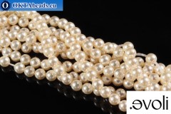 WH evoli Pearls 5810 Crystal Creamrose 8mm, 50pc