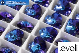 WH evoli Heart Pendant 6228 Crystal Heliotrope 14mm, 12pc WH-SVX-0171 WH evoli Heart Pendant 6228 Crystal Heliotrope 14mm, 12pc WH-SVX-0171