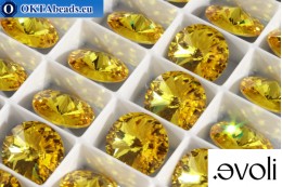 WH evoli Rivoli 1122 Light Topaz 14mm, 12pc WH-SVX-0180