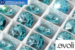 WH evoli Rivoli 1122 Light Turquoise 14mm, 12pc