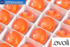 WH evoli Rivoli 1122 Crystal Electric Orange Ignite 14mm, 12pc