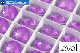 WH evoli Rivoli 1122 Crystal Electric Violet Ignite 14mm, 12pc WH-SVX-0237