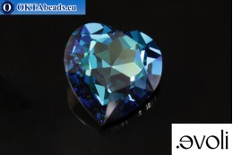 VO evoli Heart 4827 Crystal Bermuda Blue 28mm, 4ks WH-SVX-0238