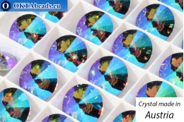 ОПТ Австрийские 1122 Rivoli Crystal Paradise Shine 14мм, 12шт