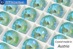 VO evoli 1122 Rivoli Crystal Silky Sage DeLite 14mm, 12ks