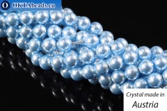 WH evoli 5810 Pearls Crystal Light Blue 4mm, 100pc
