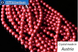 VO Rakouský 5810 Pearls Crystal Mulberry Pink Pearl 4mm, 100ks WH-SVX-0017