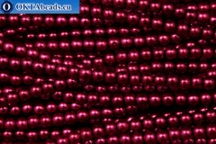 WH Czech glass pearls red (70020) 3mm, ~600pc