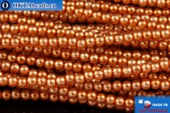 WH Czech glass pearls orange (70016) 4mm, ~600pc