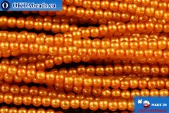 WH Czech glass pearls orange (70080) 4mm, ~600pc
