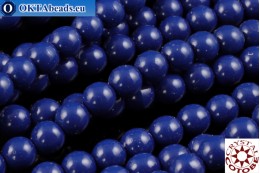 WH COTOBE Crystal Pearl Ceramic Navy Blue 2mm, ~600pc