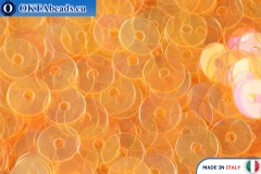 WH flat sequins Arancio Chiar Irise Trasparenti (139) 3mm, 50g