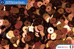 WH flat sequins Bronzo Metallizzati (8171) 4mm, 50g