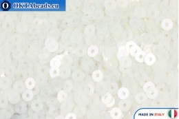 WH flat sequins Ivory Orientali (102) 3mm, 50g ITP-P3-102-50