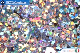 WH flat sequins Olgraphic Silver Colori Speciali (1121) 4mm, 50g ITP-P4-1121-50