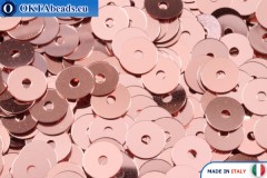 ОПТ плоские пайетки Rosa Antico Metallizzati (3071) 3мм, 50гр