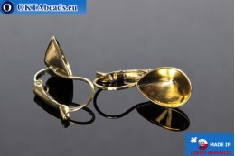 WH Earrings for 4320 Gold 14х10mm, 3 pairs WH-FS-0008