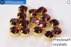 WH Chaton Preciosa Maxima Amethyst - gold ss16, ~360pc