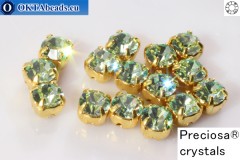 WH Chaton Preciosa Maxima Chrysolite - gold ss12, ~360pc