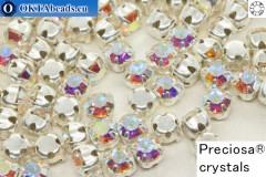 ОПТ Шатоны Preciosa Maxima Crystal AB - серебро ss16, ~360шт